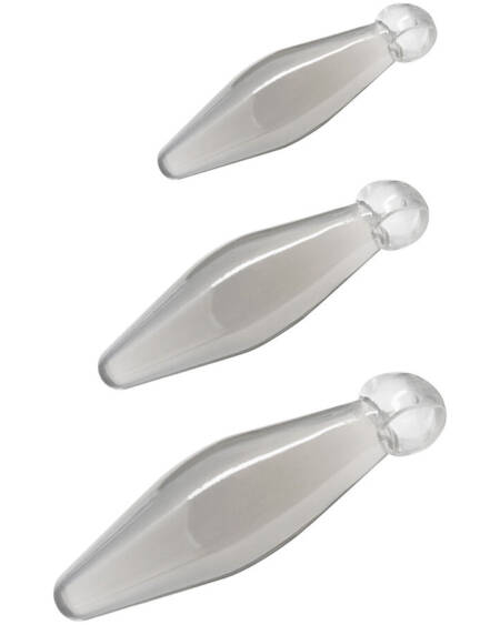 TOYJOY - ANAL PLAY 3-PIECE TRANSPARENT FINGER RIMMER