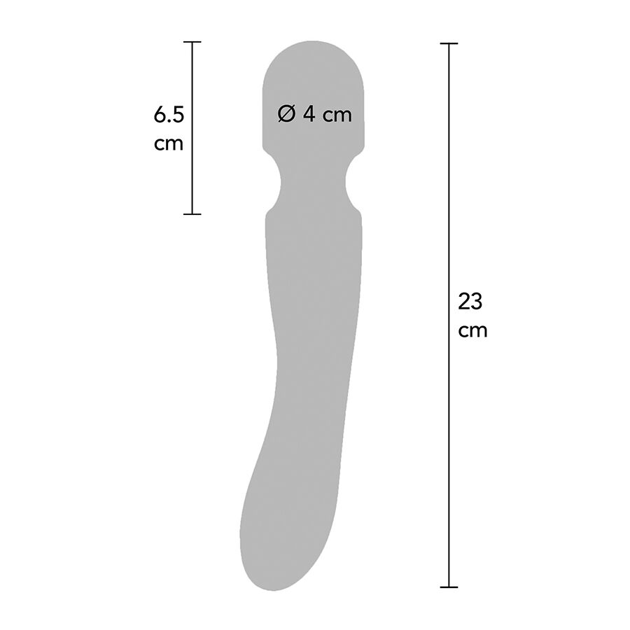 TOYJOY - LIGHT ZENITH WAND MASSAGER BLACK - Image 3