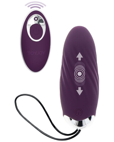 TOYJOY - HAPPINESS KNOCK KNOCK EGGSTAVAGANT VIBRATOR WITH REMOTE CONTROL PURPLE