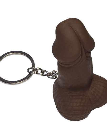 DIABLO PICANTE - PENIS SHAPED WHISTLE KEYRING MULATTO COLOR