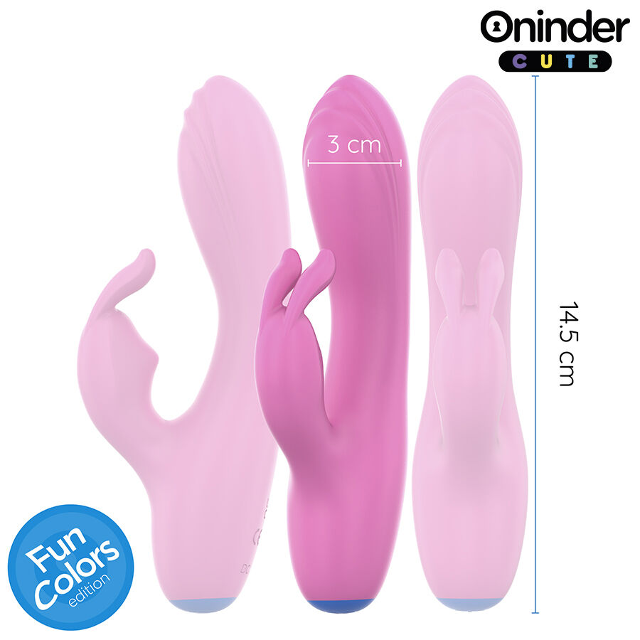 ONINDER CUTE - LOVE BUNNY VIBRATOR G-SPOT CLITORIS - FREE WORLDWIDE APP - Image 3