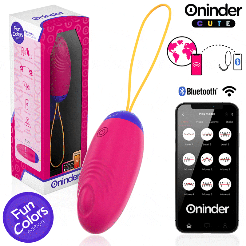 ONINDER CUTE - LOVE PLEASURE VIBRO-WAVE TAPPING SILICONE EGG - FREE WORLDWIDE APP - Image 2