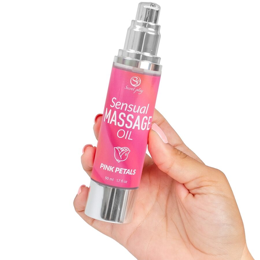 SECRETPLAY - PINK PETALS MASSAGE OIL – Bild 2