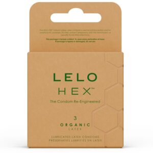 LELO - HEX ORGANIC CONDOM BOX 3 UNITS