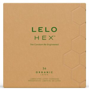 LELO - HEX ORGANIC CONDOM BOX 36 UNITS