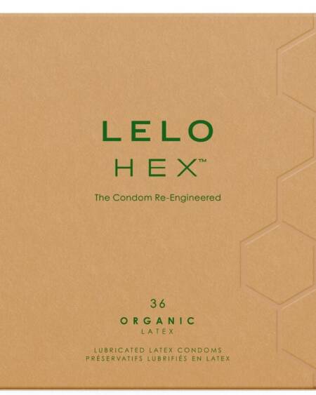 LELO - HEX ORGANIC CONDOM BOX 36 UNITS