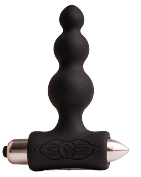 ROCKS- OFF - PETITE SENSATIONS BUBBLES ANAL PLUG VIBRATOR BLACK