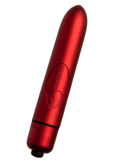 ROCKS-OFF - RO-90 SCARLET VELVET VIBRATING BULLET RED