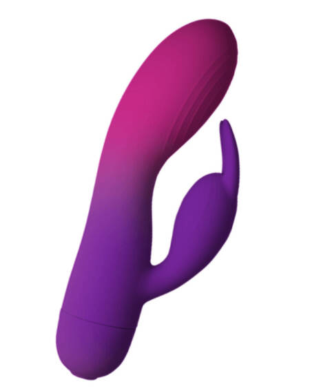 ROCKS- OFF - GLO- GIRL PURPLE RABBIT VIBRATOR