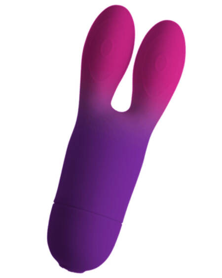 ROCKS- OFF - GLO-GIRL BUNNY PURPLE FLEXIBLE VIBRATOR