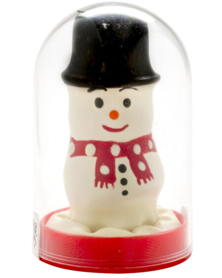 CONDOMERIE - HANDPAINTED NOVELTY CONDOMS SNOWMAN