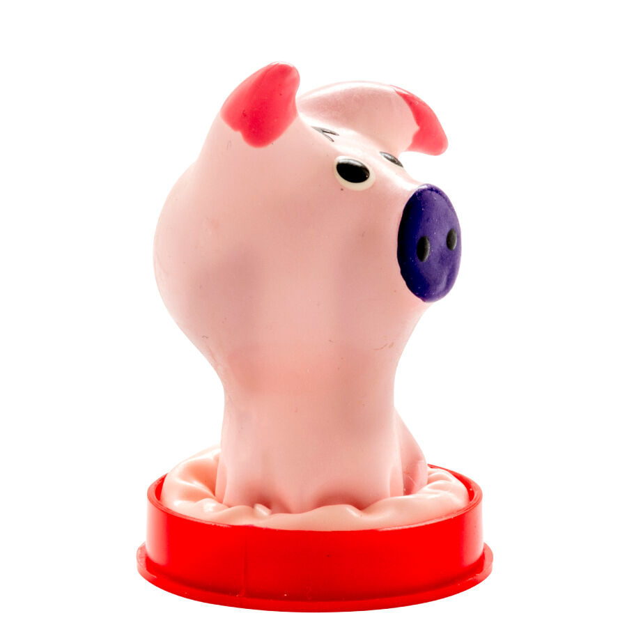 CONDOMERIE - HANDPAINTED NOVELTY CONDOMS PIG HEAD – Bild 2