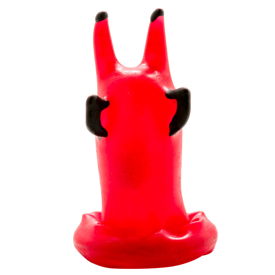 CONDOMERIE - HANDPAINTED NOVELTY CONDOMS RED DEVIL – Bild 3