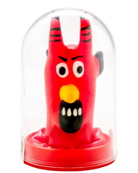 CONDOMERIE - HANDPAINTED NOVELTY CONDOMS RED DEVIL