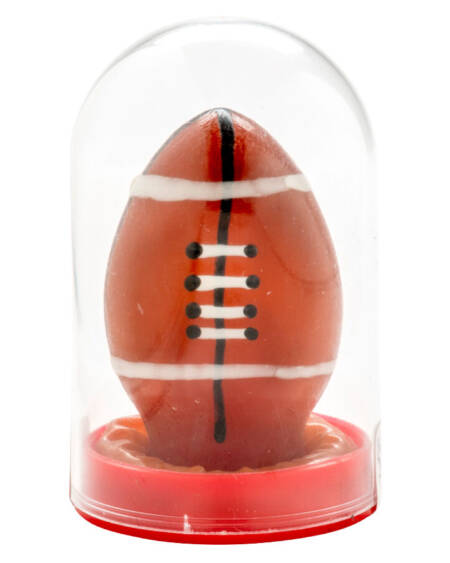 CONDOMERIE - HANDPAINTED NOVELTY CONDOMS RUGBY BALL