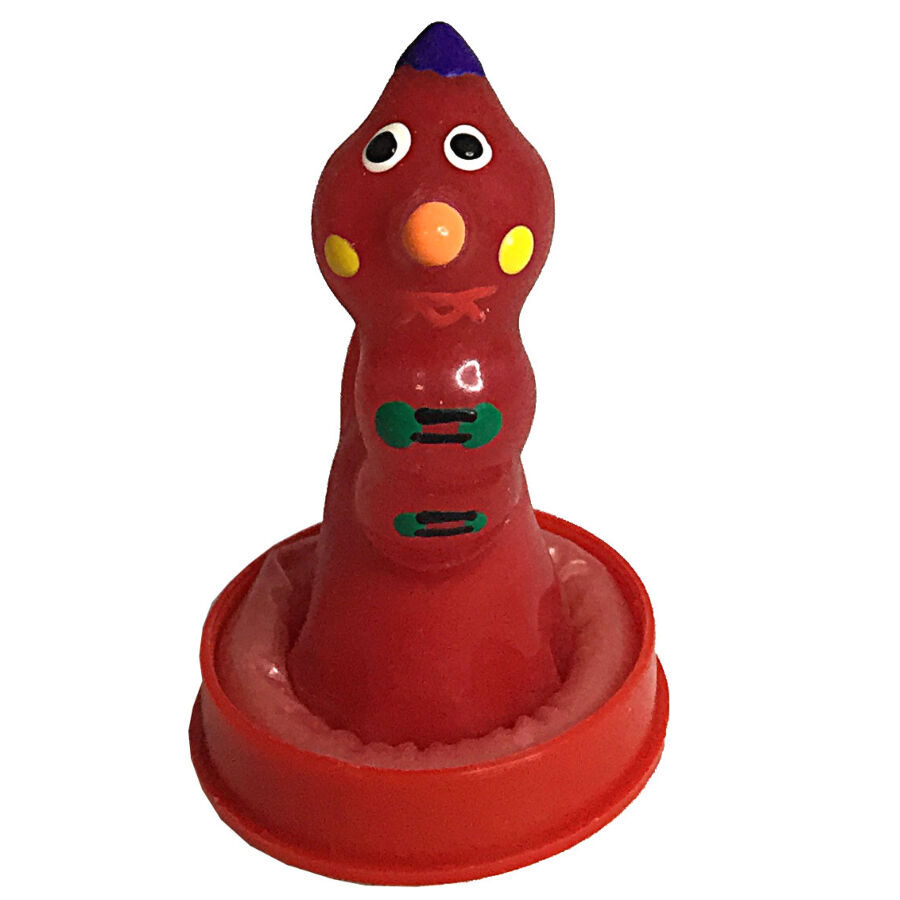 CONDOMERIE - HANDPAINTED NOVELTY CONDOMS WORM – Bild 3
