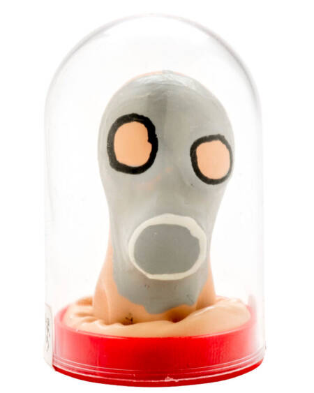 CONDOMERIE - HANDPAINTED NOVELTY CONDOMS GAS MASK