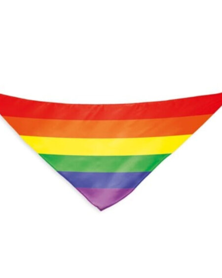 PRIDE - RAINBOW FLAG TRIANGULAR COTTON SCARF