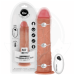 COCK MILLER - REALISTIC DILDO WITH SUCTION CUP AND VIBRATION WITH REMOTE CONTROL 21.5 CM