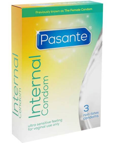 PASANTE - INTERNAL CONDOM NON-LATEX 3 UNITS
