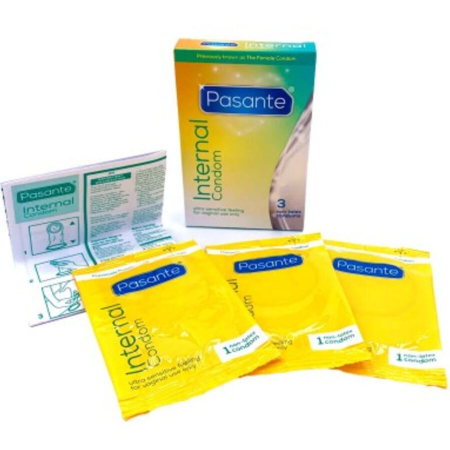 PASANTE - INTERNAL CONDOM NON-LATEX 3 UNITS - Image 2