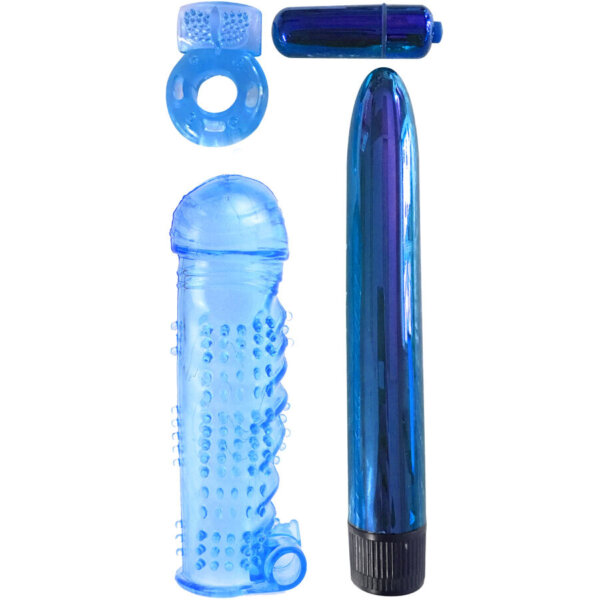 CLASSIX - ULTIMATE PLEASURE COUPLES KIT AZUL