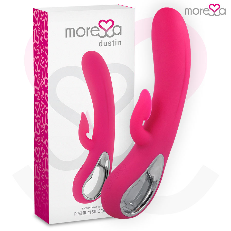 MORESSA - DUSTIN CLITORAL SUCTION AND POWERFUL VIBRATION PREMIUM SILICONE RECHARGEABLE