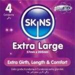 SKINS - EXTRA LARGE PREMIUM CONDOMS PACK 4