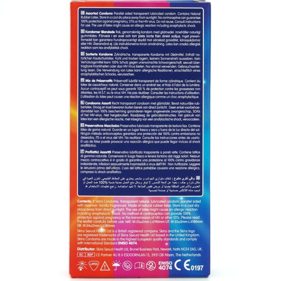SKINS - ASSORTED PREMIUM CONDOMS PACK 8 - Image 4