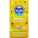 SKINS - BANANA PREMIUM CONDOMS PACK 8