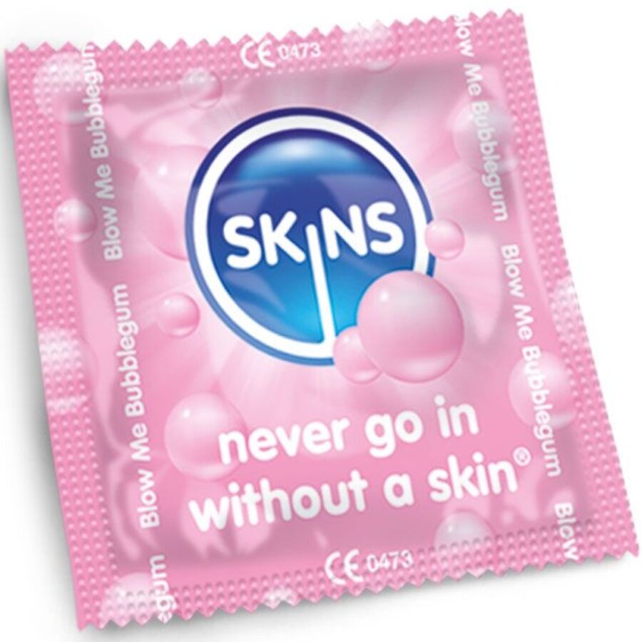 SKINS - BUBBLEGUM PREMIUM CONDOMS PACK 8 - Image 3