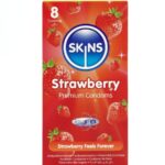 SKINS - STRAWBERRY PREMIUM CONDOMS PACK 8
