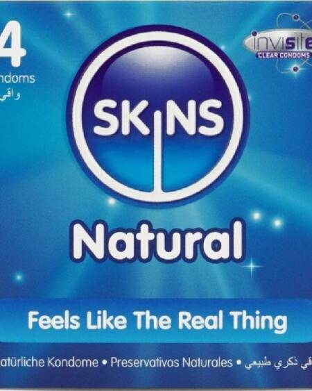 SKINS - NATURAL PREMIUM CONDOMS PACK 4