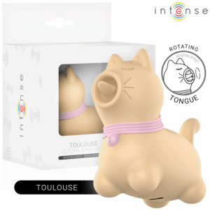 INTENSE - TOULOUSE STIMULATOR WITH 360 ROTATING TONGUE YELLOW