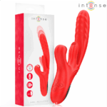 INTENSE - KAROL MULTIFUNCTION VIBRATOR THRUST  STIMULATION  STIMULATING WAVES RED