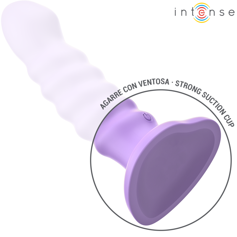 INTENSE - BRENDA VIBRATOR SIZE M SPIRAL DESIGN 10 VIBRATIONS PURPLE REMOTE CONTROL - Image 5