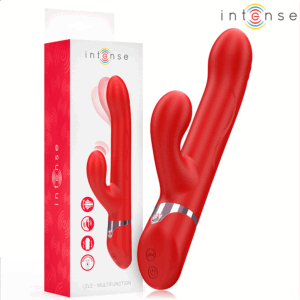 INTENSE - LELE MULTIFUNCTION VIBRATOR ROTATING  OSCILLATION  STIMULATION RED