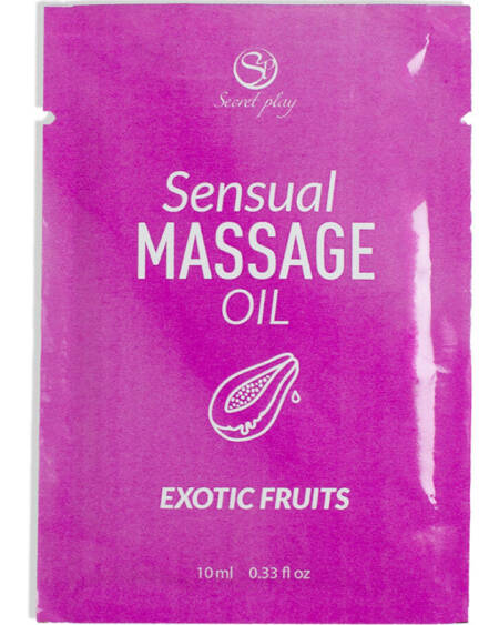 SECRETPLAY - SINGLE-DOSE EXOTIC FRUITS MASSAGE OIL 10 ML