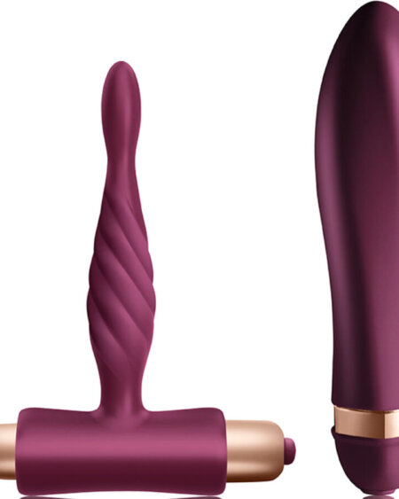 CLIMAXIMUM - DARE KIT TWISTED VIBRATOR + ANAL PLUG BEGINNER