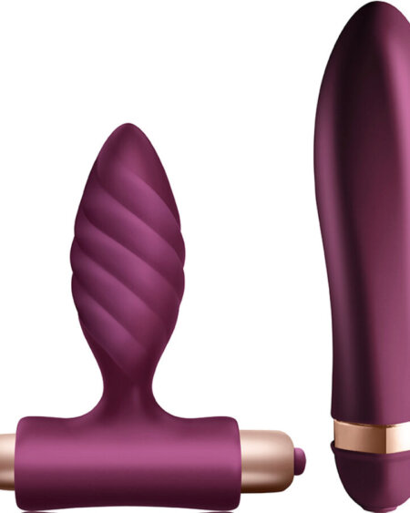 CLIMAXIMUM - DESIRE KIT TWISTED VIBRATOR + ANAL PLUG