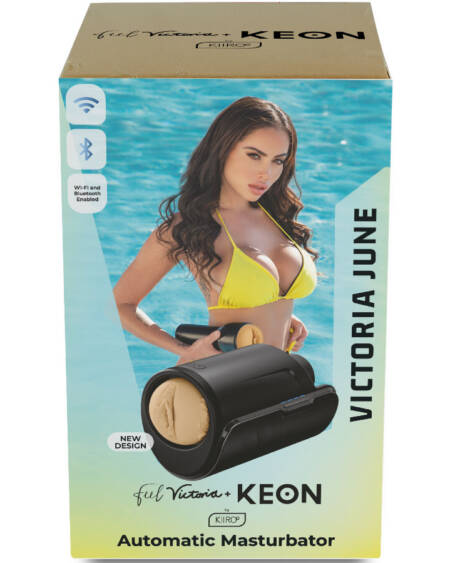 KIIROO - KEON WIFI COMBO VICTORIA JUNE AUTOMATIC MASTURBATOR + FEEL STROKER