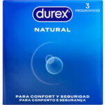 DUREX - NATURAL CONDOMS 3 UNITS
