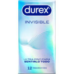 DUREX - ULTRA THIN INVISIBLE CONDOMS 12 UNITS