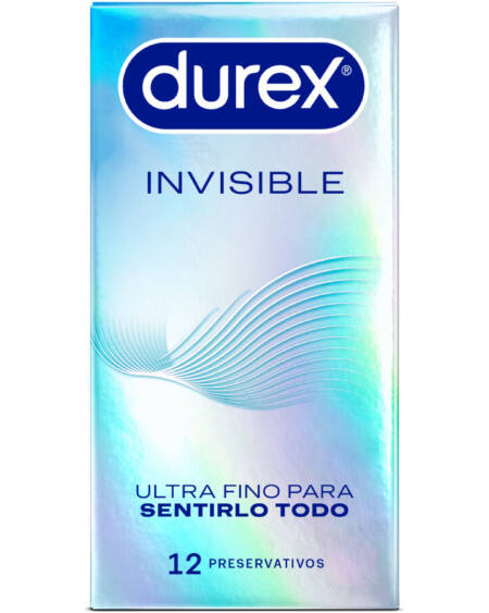 DUREX - ULTRA THIN INVISIBLE CONDOMS 12 UNITS