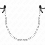 KINK - FLAT CHAIN NIPPLE CLAMPS SILVER 34 CM