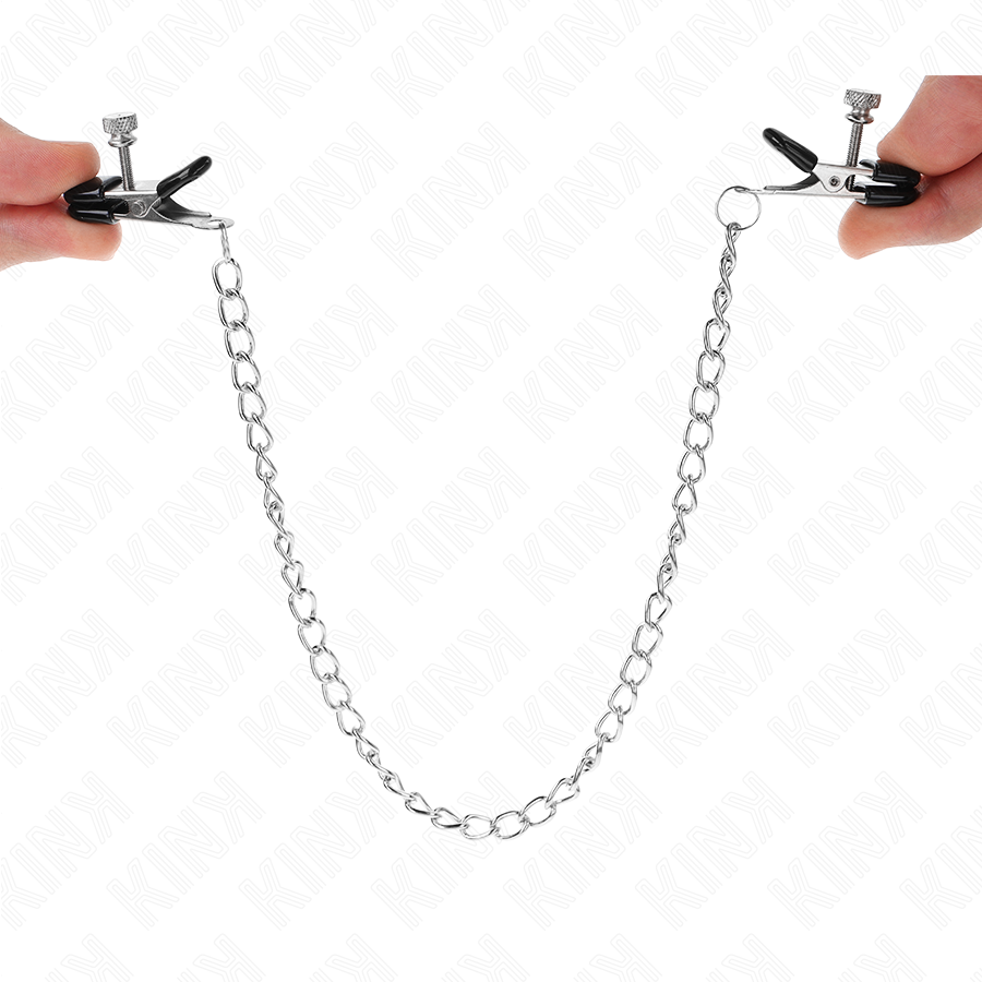KINK - FLAT CHAIN NIPPLE CLAMPS SILVER 34 CM - Image 5