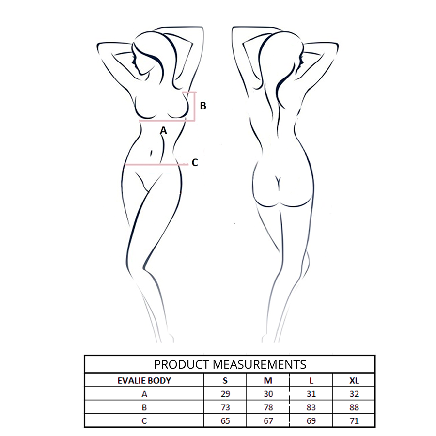 PASSION - EVALIE BODY BLACK L/XL – Bild 4