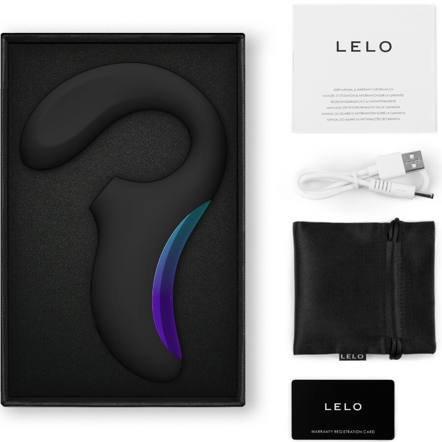 LELO - ENIGMA WAVE TRIPLE VIBRATION MASSAGER BLACK - Image 3