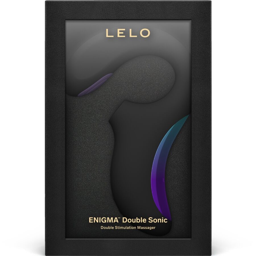 LELO - ENIGMA DOUBLE SONIC VIBRATOR POINT G BLACK - Image 4
