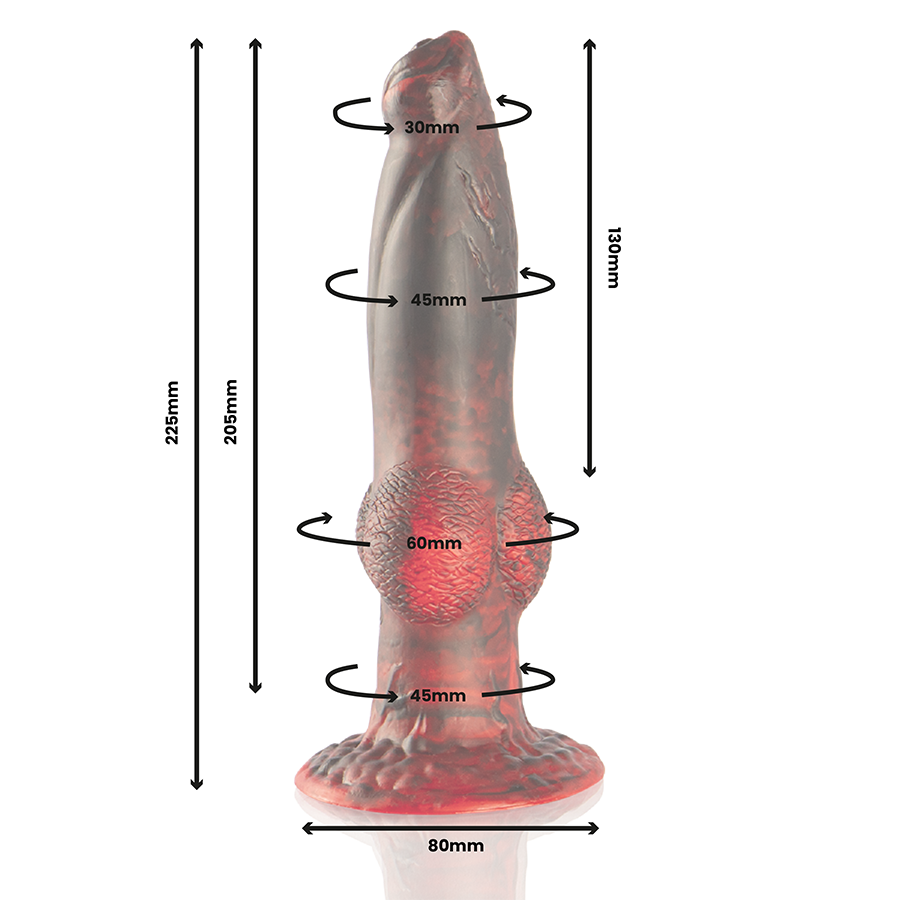 EPIC - PROMETHEUS DILDO TITAN IN FLAMES RECHARGEABLE REMOTE CONTROL - Image 2